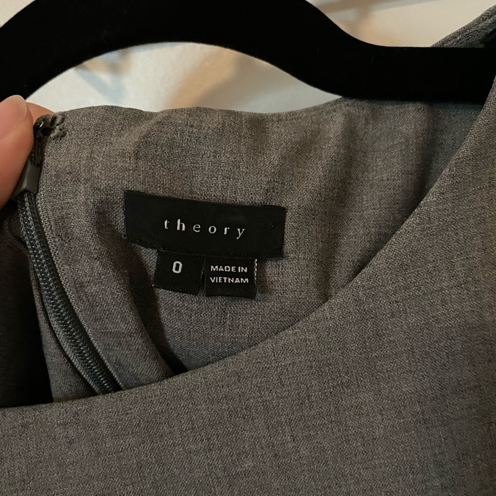 Theory Grey Sheath Dress - Picture 6 of 7